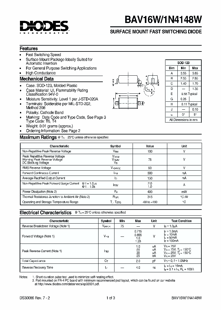 1N4148W-7_78407.PDF Datasheet