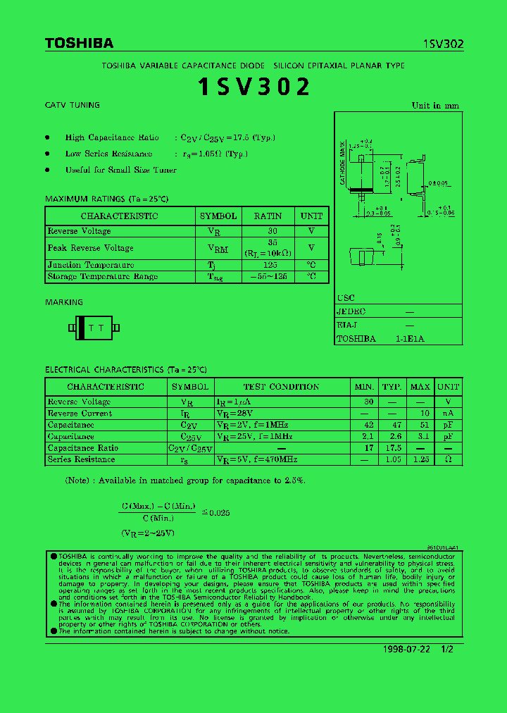 1SV302_57878.PDF Datasheet