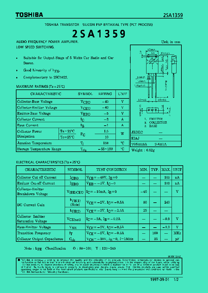 2SA1359_141504.PDF Datasheet