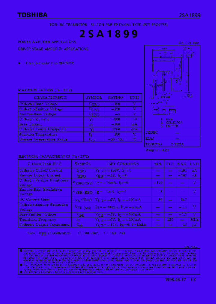 2SA1899_152571.PDF Datasheet