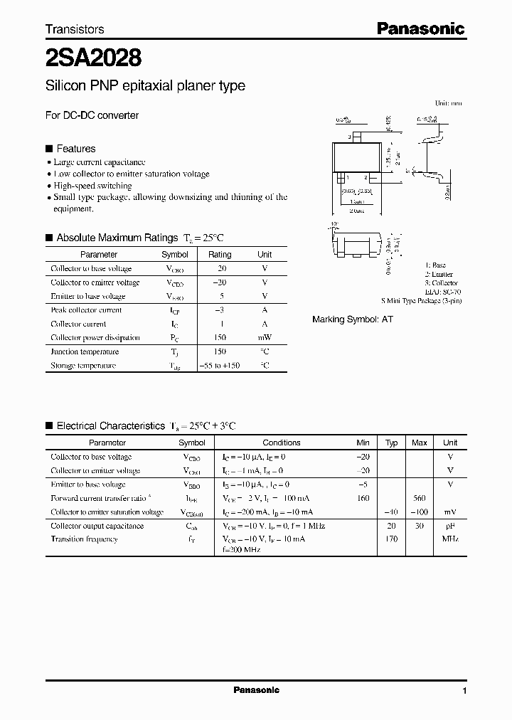 2SA2028_6166.PDF Datasheet