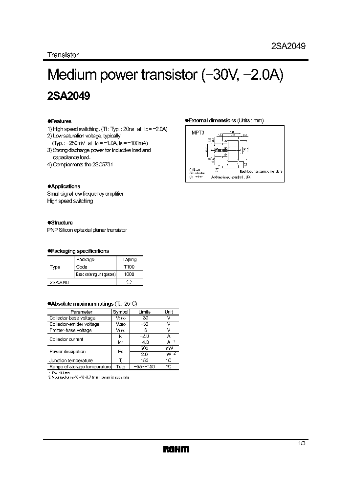 2SA2049_6178.PDF Datasheet