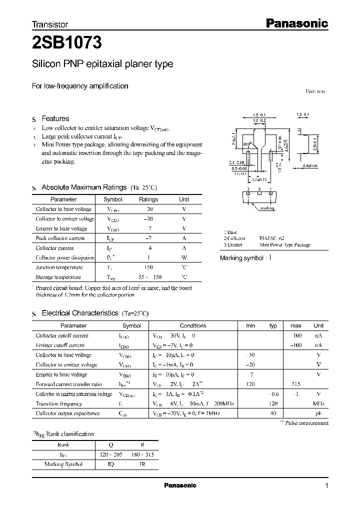 2SB1073_6726.PDF Datasheet