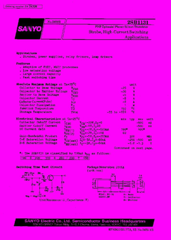 2SB1131_6745.PDF Datasheet