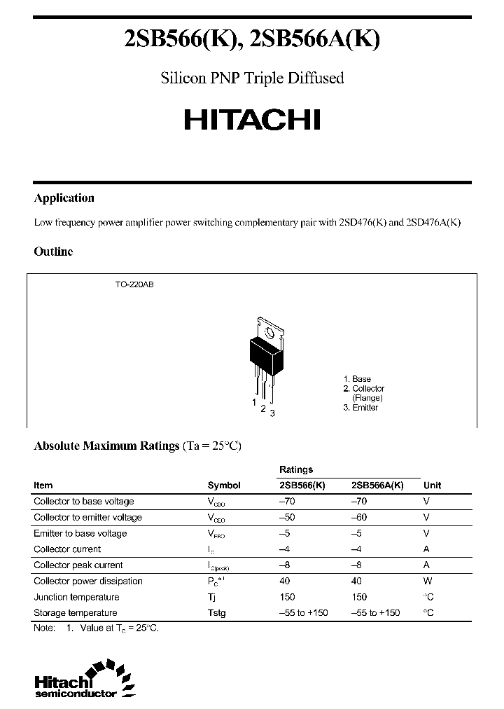 2SB566_6831.PDF Datasheet