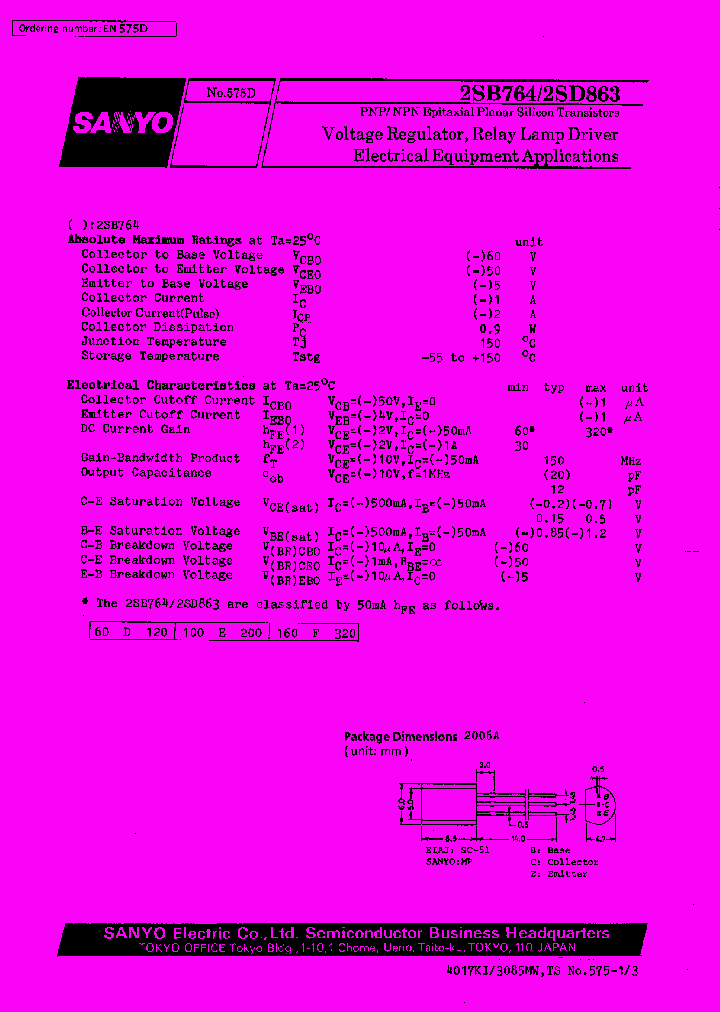 2SB764_6908.PDF Datasheet