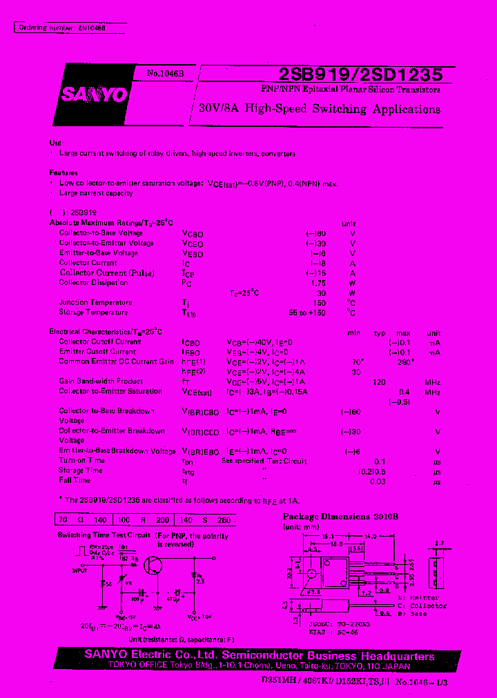 2SB919_6991.PDF Datasheet