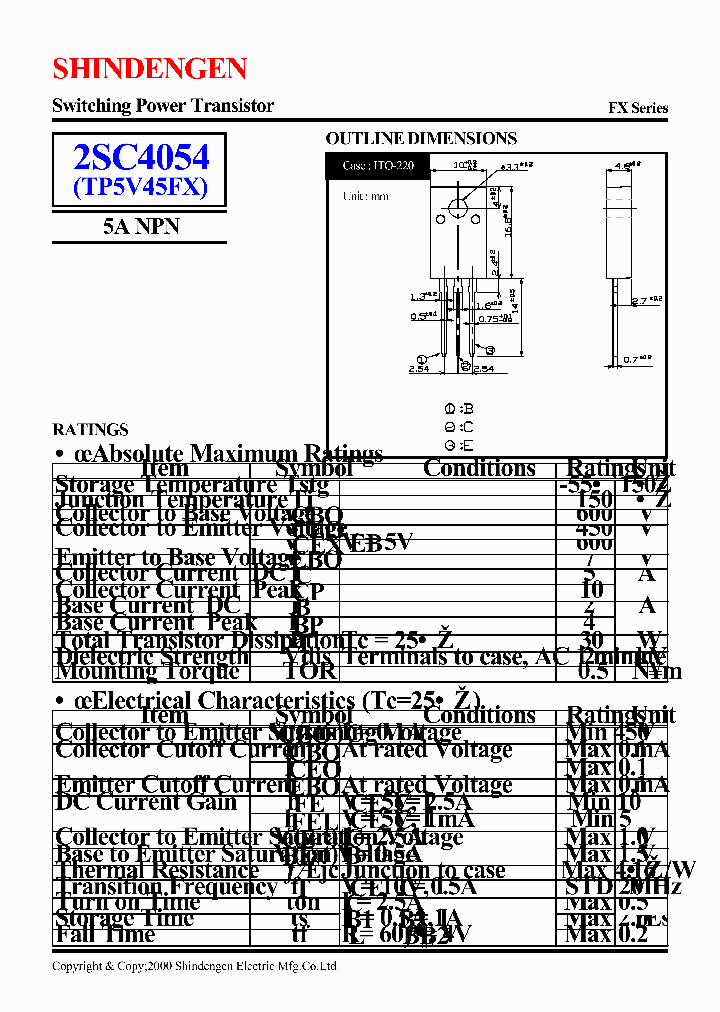 2SC4054_17304.PDF Datasheet