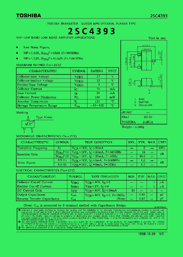 2SC4393_17312.PDF Datasheet