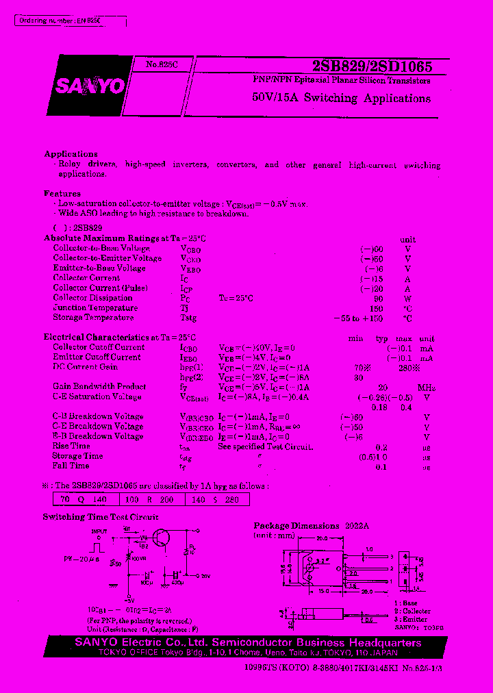 2SB829_6952.PDF Datasheet