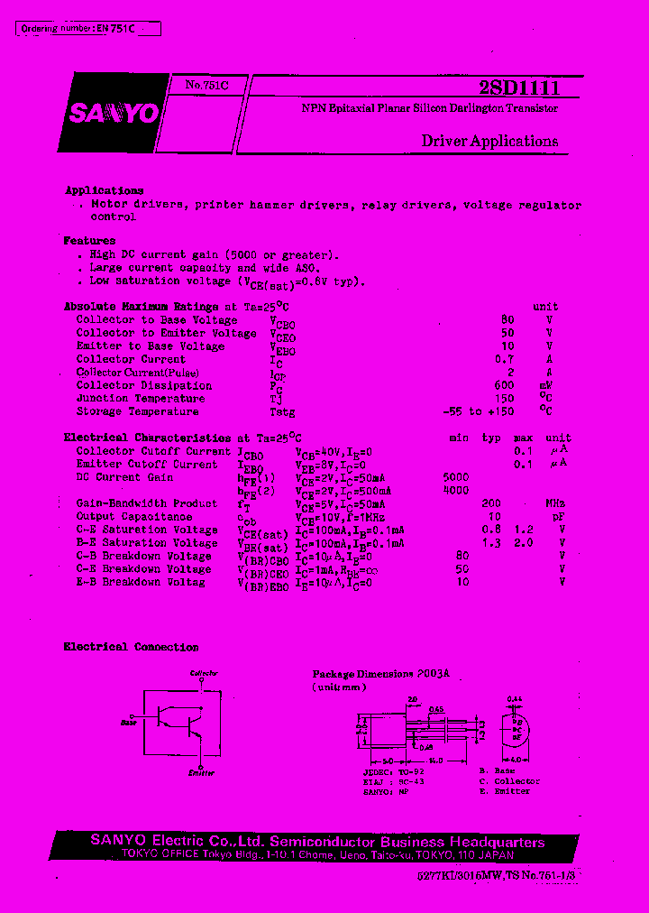 2SD1111_7244.PDF Datasheet