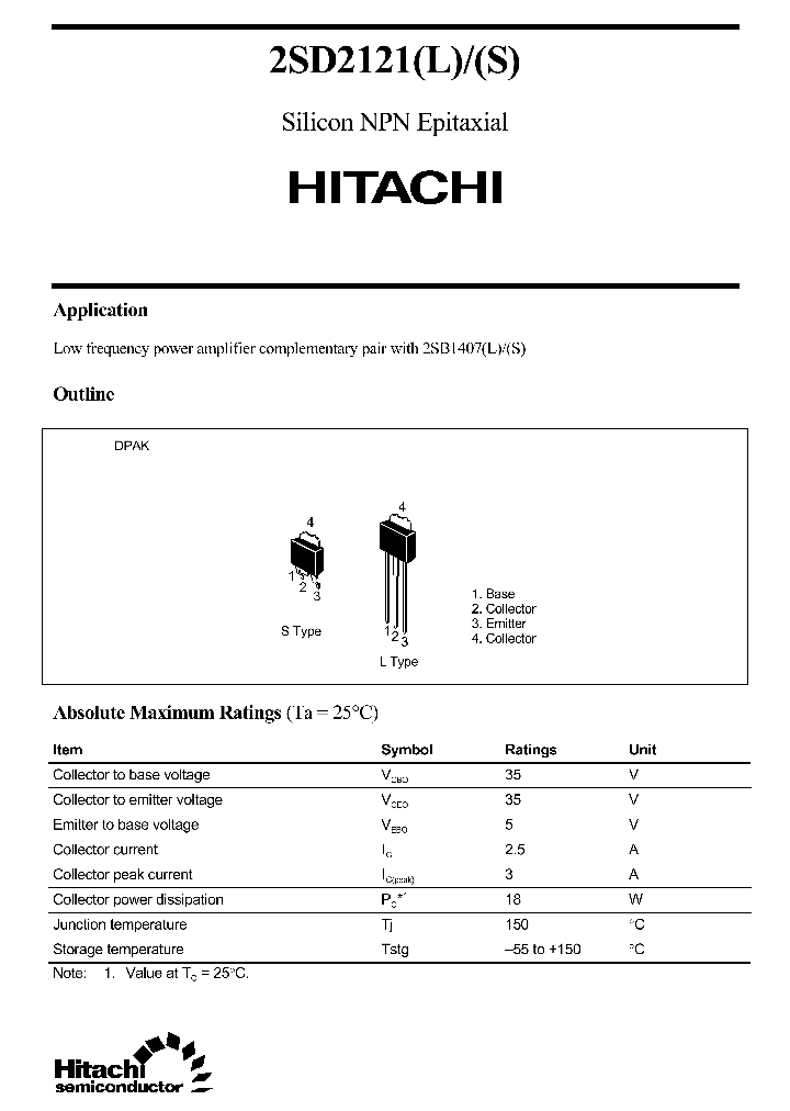 2SD2121_186780.PDF Datasheet