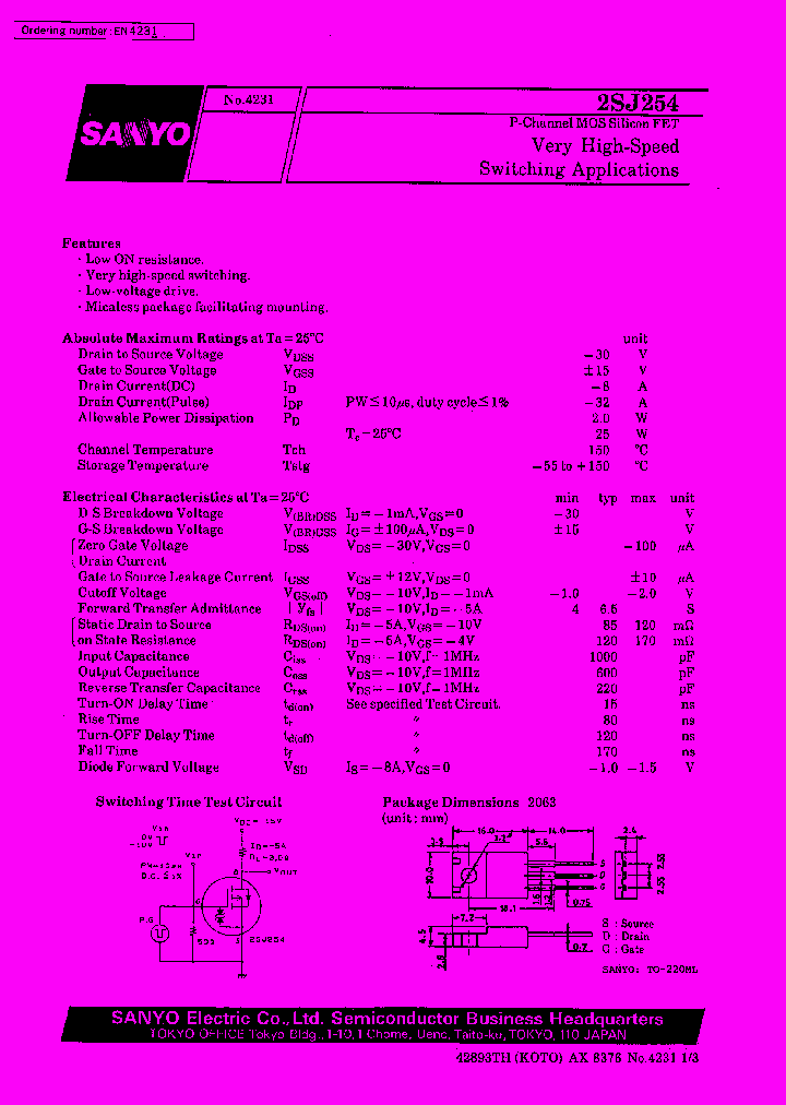 2SJ254_12747.PDF Datasheet