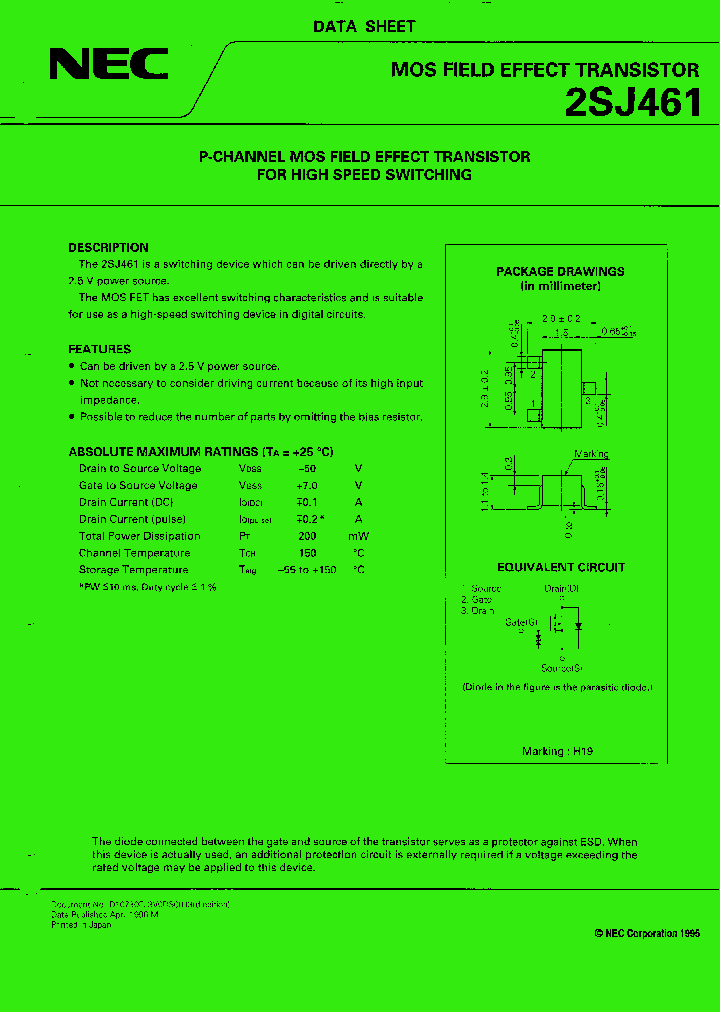 2SJ461_12875.PDF Datasheet