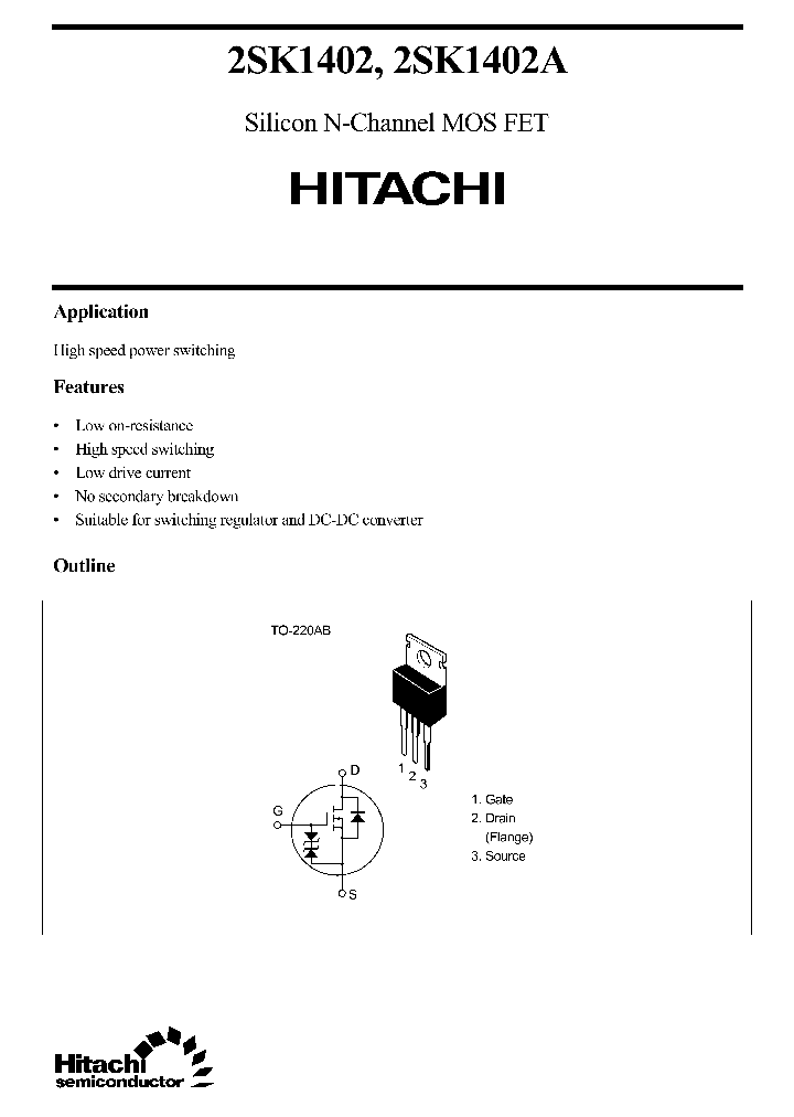 2SK1402_110328.PDF Datasheet