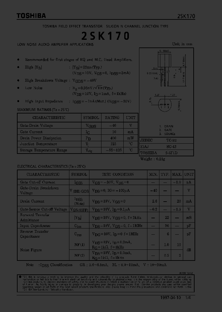 2SK170_191797.PDF Datasheet