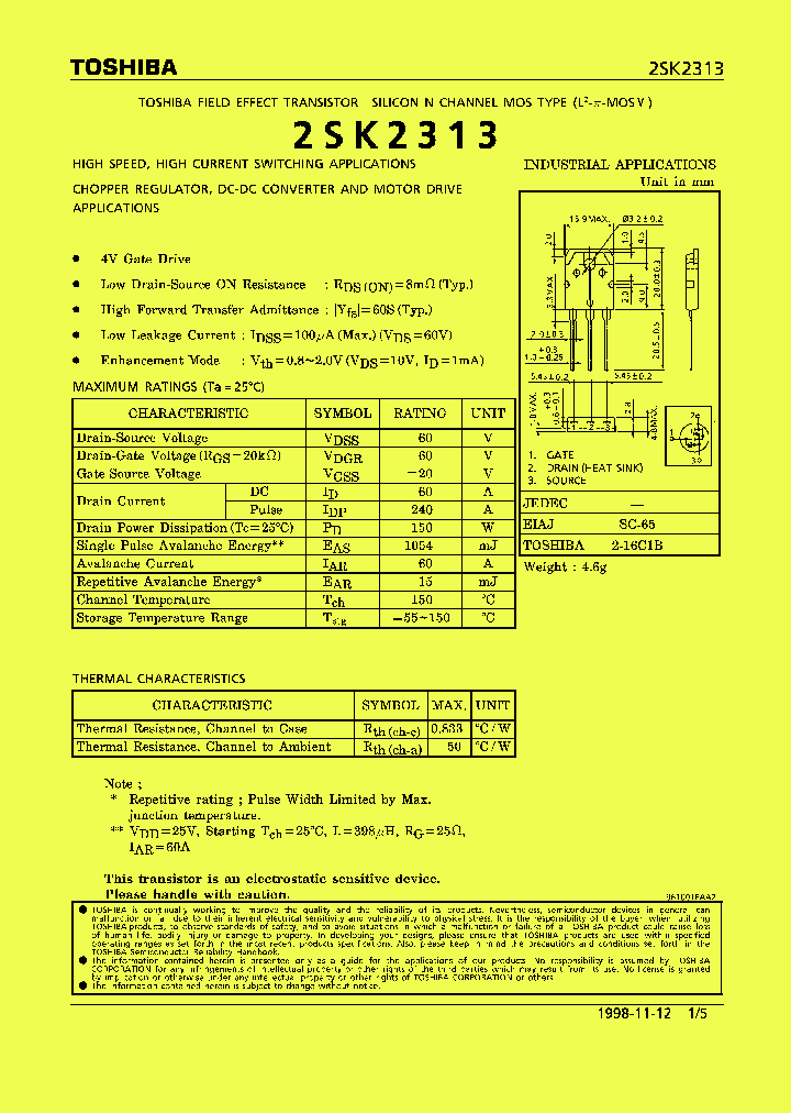 2SK2313_191374.PDF Datasheet