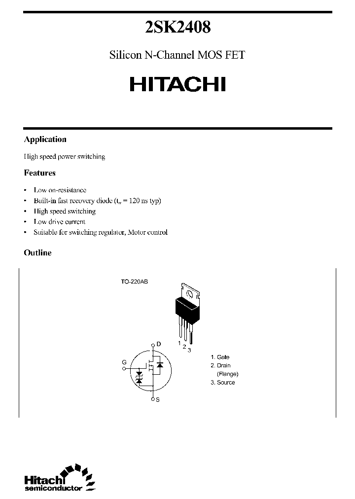 2SK2408_186365.PDF Datasheet