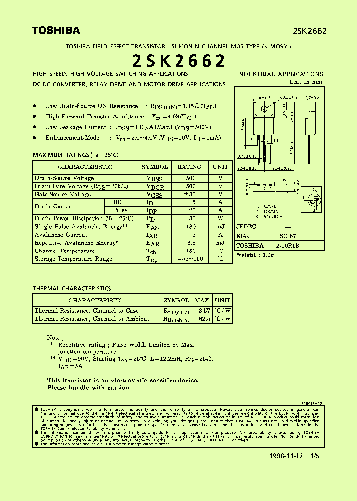 2SK2662_182627.PDF Datasheet