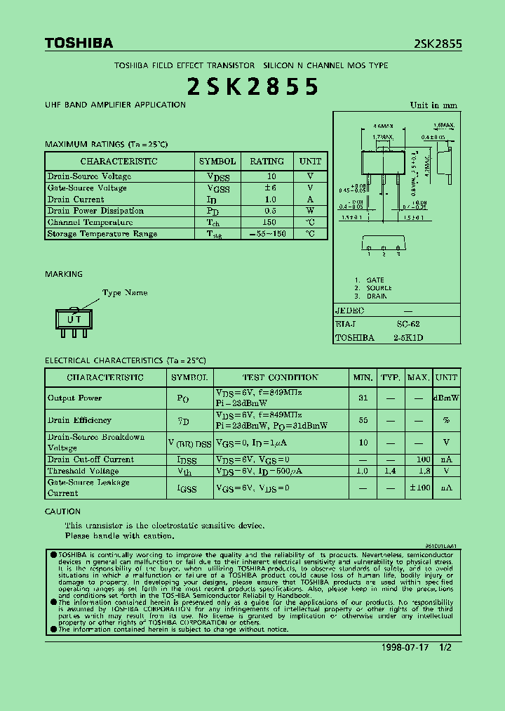 2SK2855_178262.PDF Datasheet