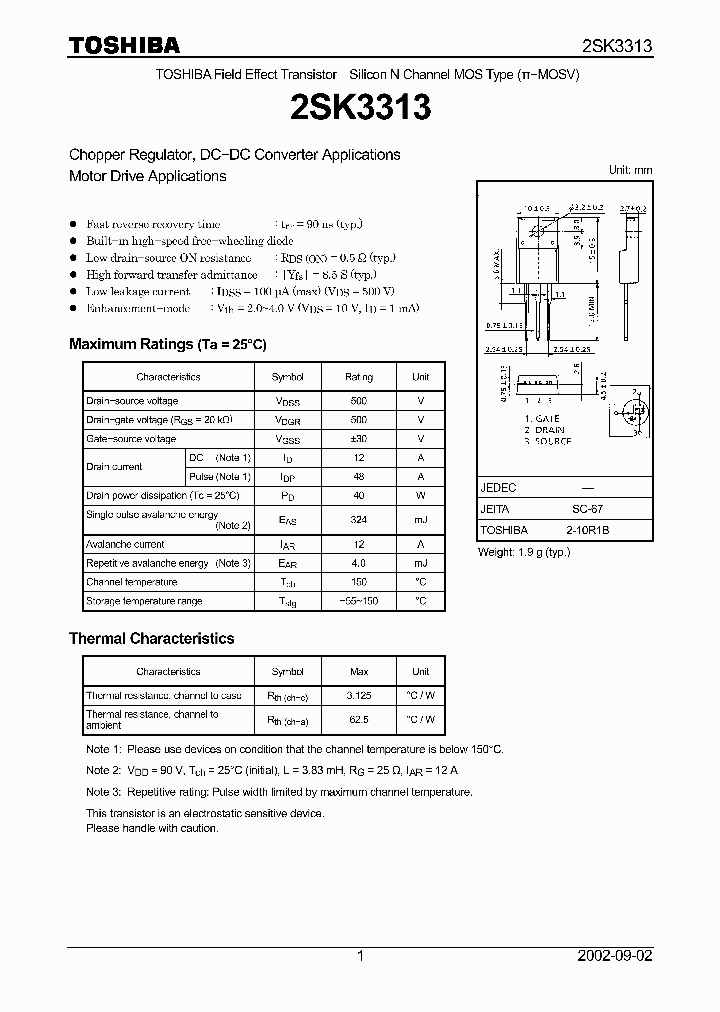 2SK3313_167635.PDF Datasheet