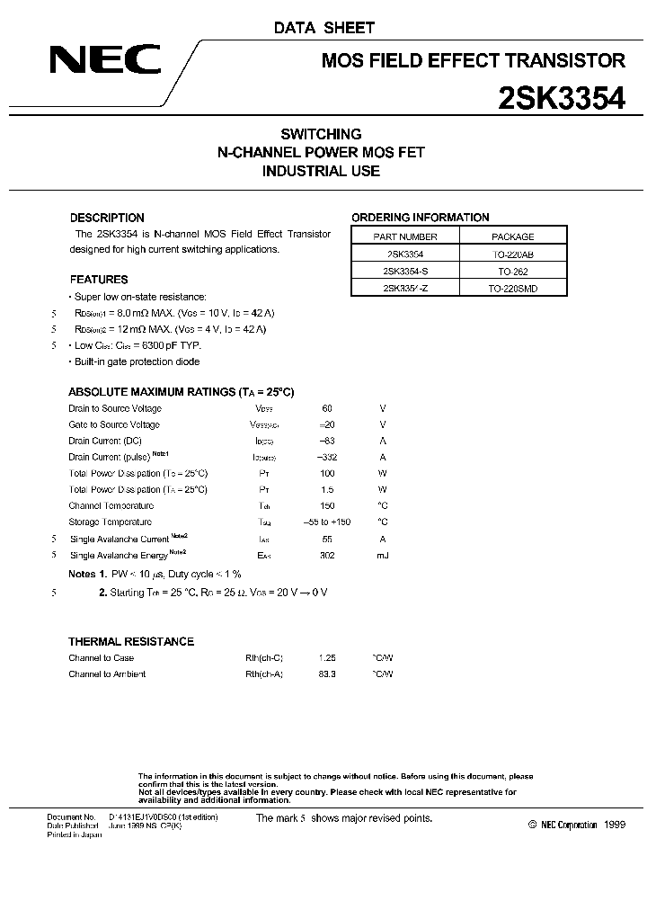 2SK3354_167656.PDF Datasheet