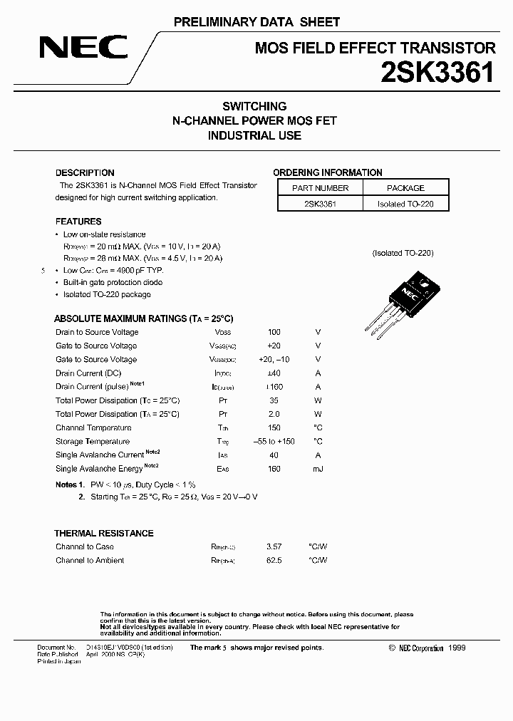 2SK3361_167667.PDF Datasheet