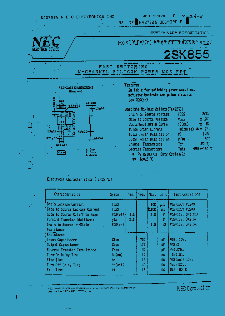 2SK855_12606.PDF Datasheet