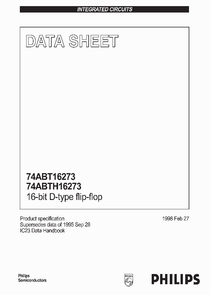 74ABT16273_84266.PDF Datasheet