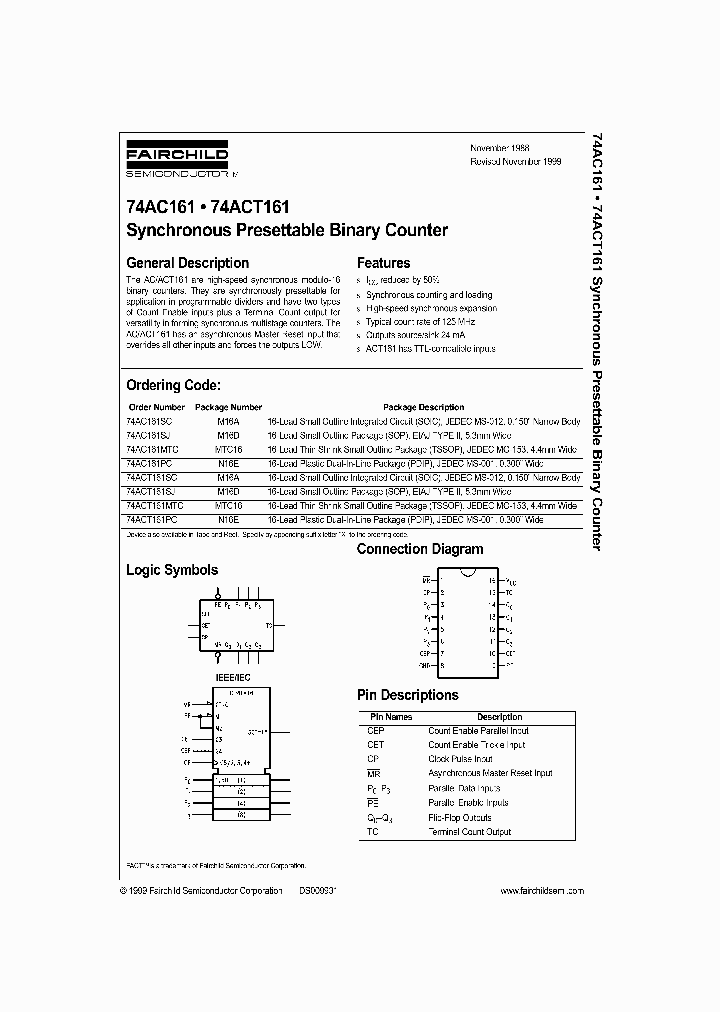 74AC161MTC_104450.PDF Datasheet