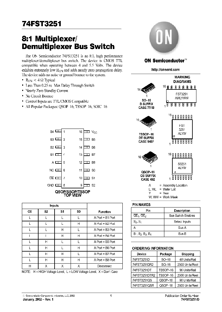 74FST3251_76528.PDF Datasheet