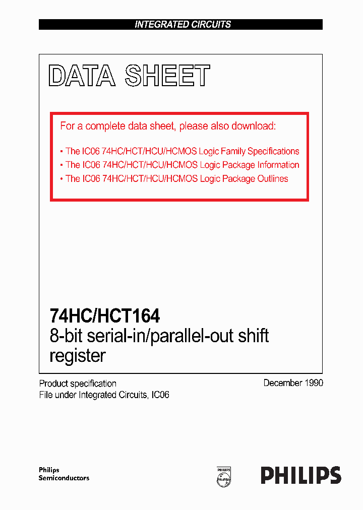 74HC164_18654.PDF Datasheet