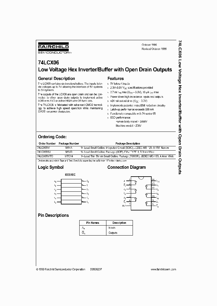 74LCX06_12275.PDF Datasheet