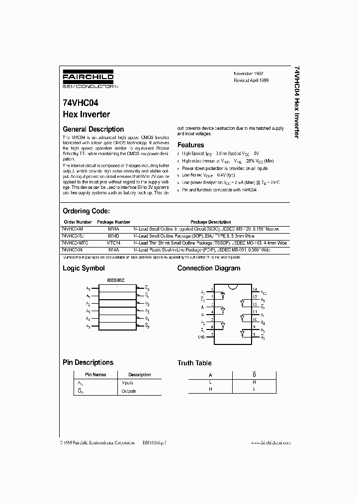 74VHC04MTC_55258.PDF Datasheet