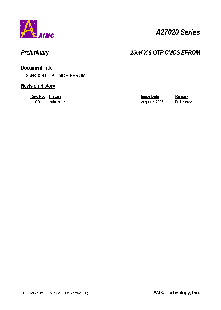 A27020_183002.PDF Datasheet