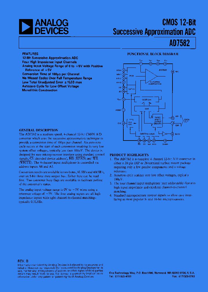 AD7582_132705.PDF Datasheet