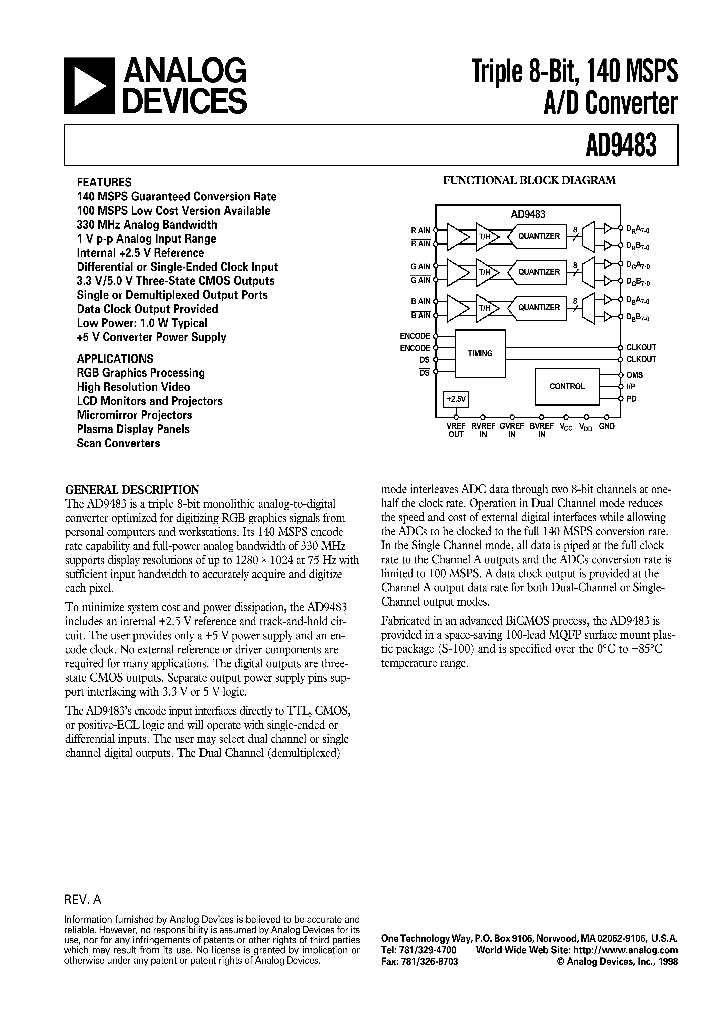 AD9483_129477.PDF Datasheet