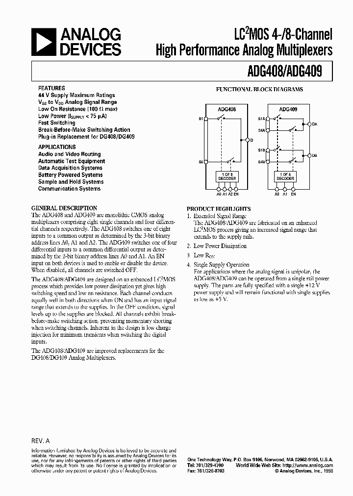 ADG408_24510.PDF Datasheet