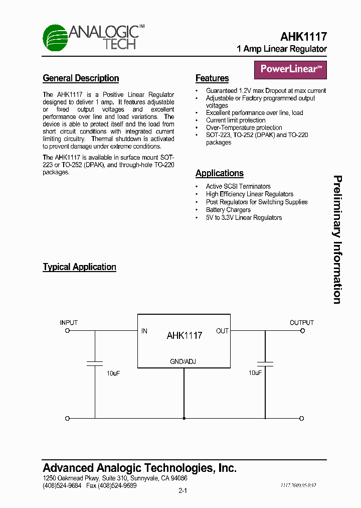 AHK1117_161265.PDF Datasheet