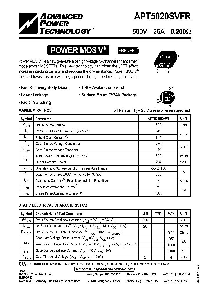 APT5020SVFR_42273.PDF Datasheet