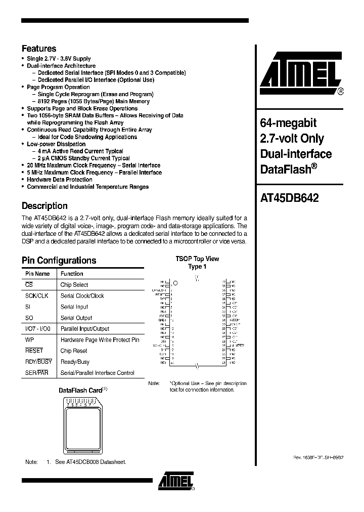 AT45DB642_22210.PDF Datasheet