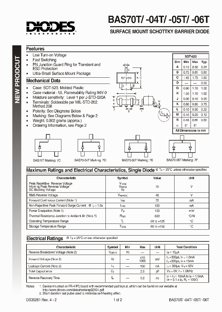 BAS70-04T-7_108137.PDF Datasheet