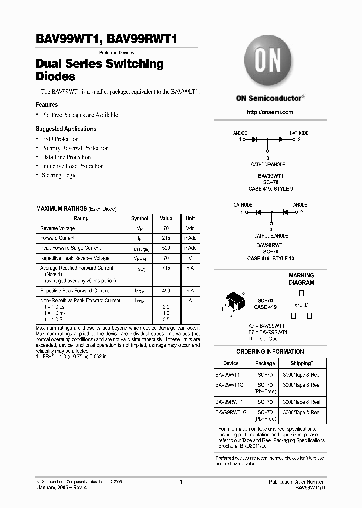 BAV99WT1G_123810.PDF Datasheet