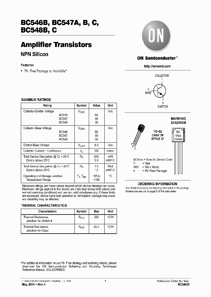 BC548BRL1_114101.PDF Datasheet