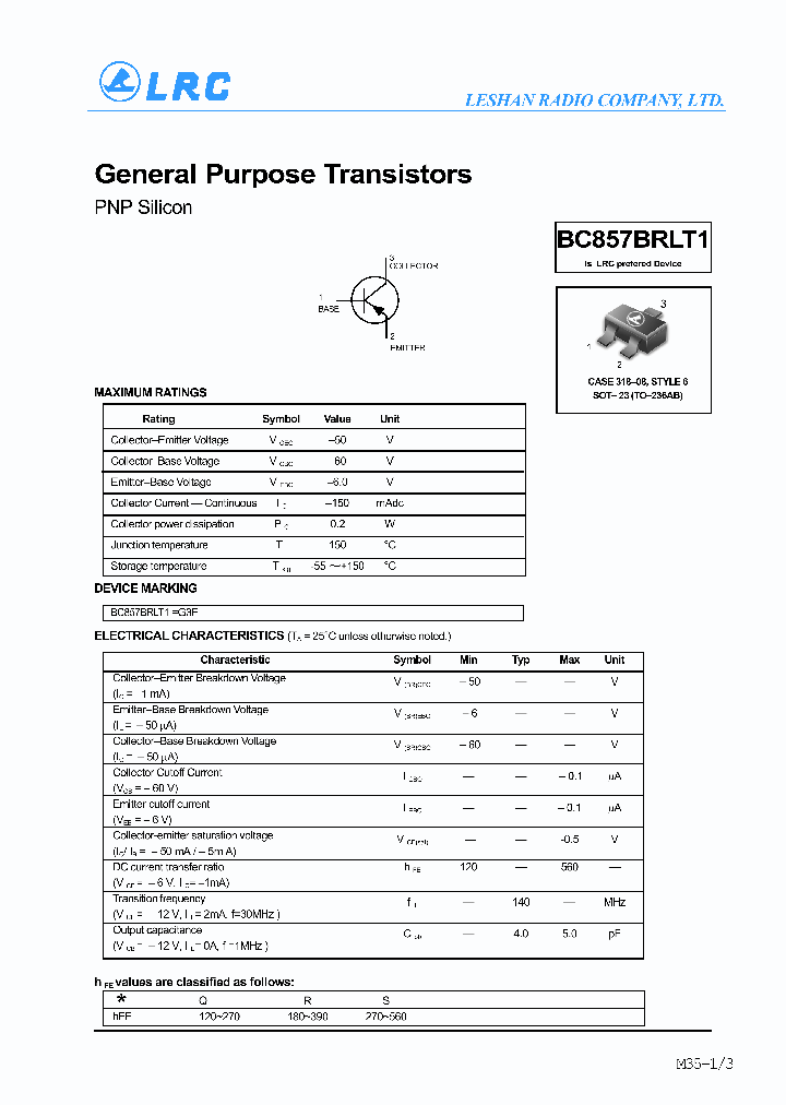 BC857BRLT1_82456.PDF Datasheet