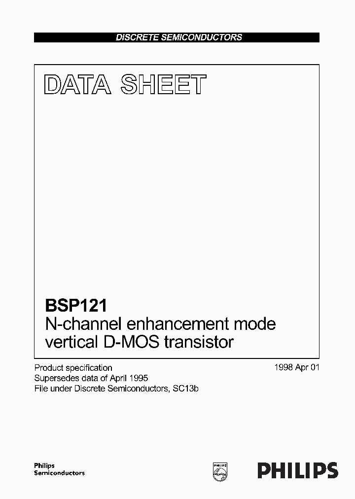 BSP121_174249.PDF Datasheet