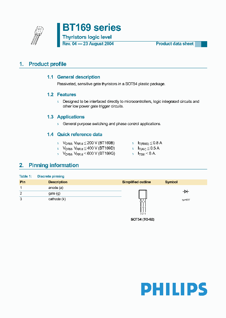 BT169B_188907.PDF Datasheet