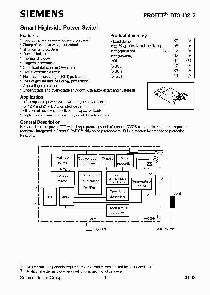 BTS432I2_64522.PDF Datasheet