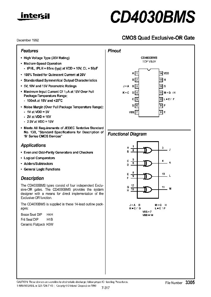 CD4030BMS_118019.PDF Datasheet
