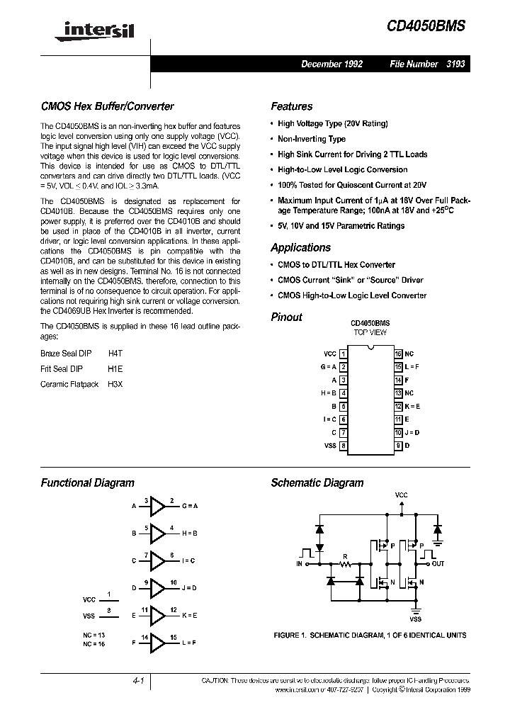 CD4050BMS_107566.PDF Datasheet